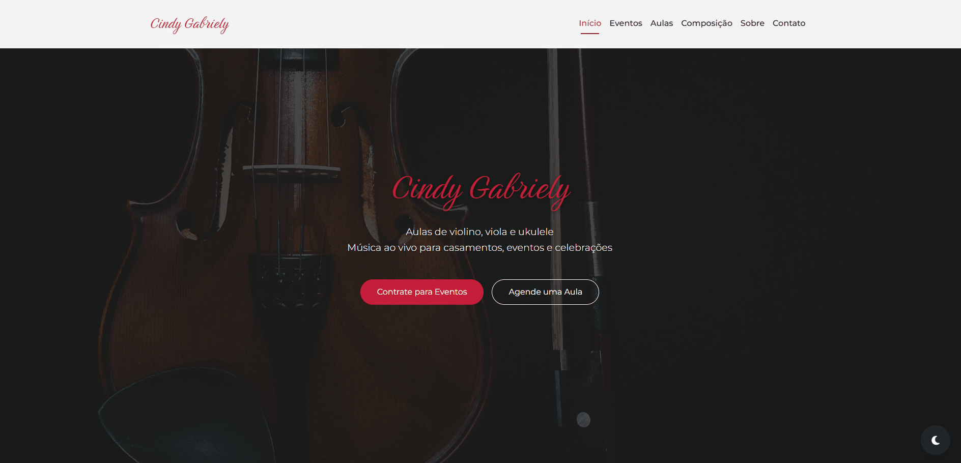 Website showcase white mode